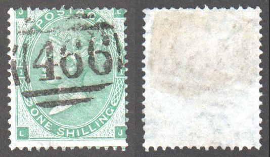 Great Britain Scott 42 Used Plate 1 - LJ (P) - Click Image to Close
